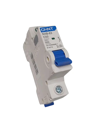 Interruptor automático 1p 50A Curva C 6kA Chint