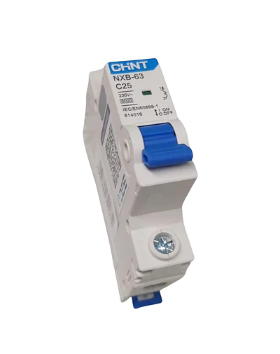 Interruptor automático 1p 25A Curva C 6kA Chint