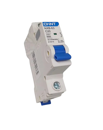 Interruptor automático 1p 20A Curva C 6kA Chint