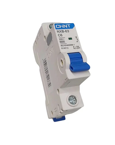Interruptor automático 1p 6A Curva C 6kA Chint
