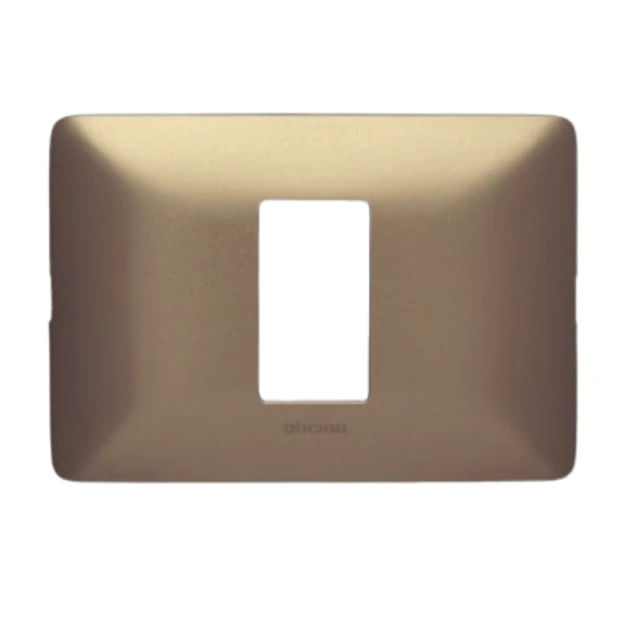 Placa 1P Titanio Oscuro Mátix Bticino