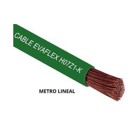 Cable Libre de Halógeno EVA Verde 10mm