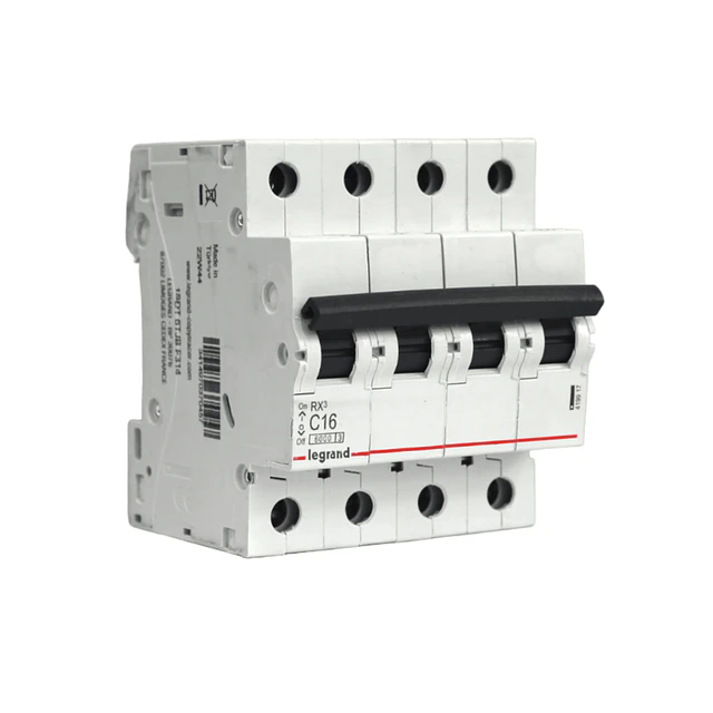 INT AUTOMATICO 4X16A C 6KA RX3  Legrand