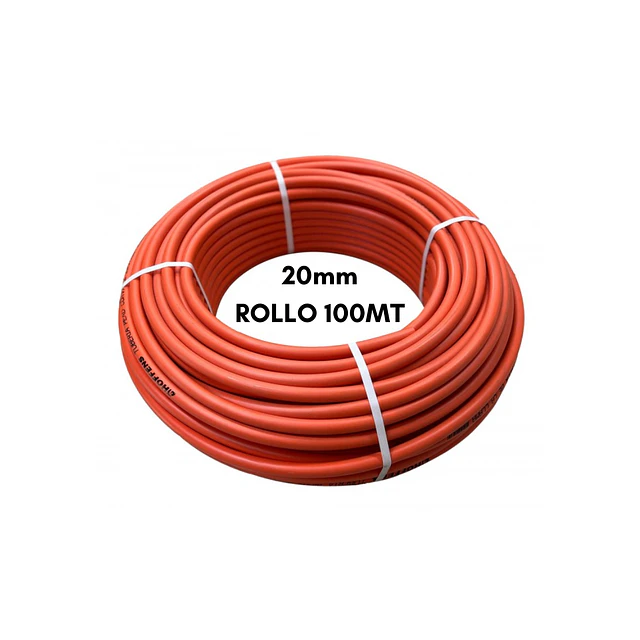 Tubería Conduit PEAD CURVABLE (plansa) 20MM certificada ROLLO de 100 METROS MAFE