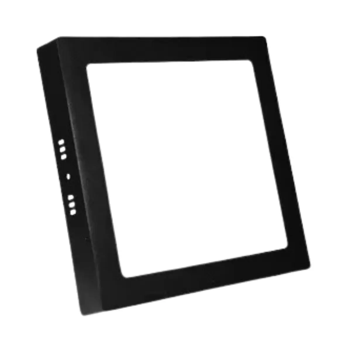 Panel led cuadrado negro 18W sobrepuesto LUZ CÁLIDA DEMASLED