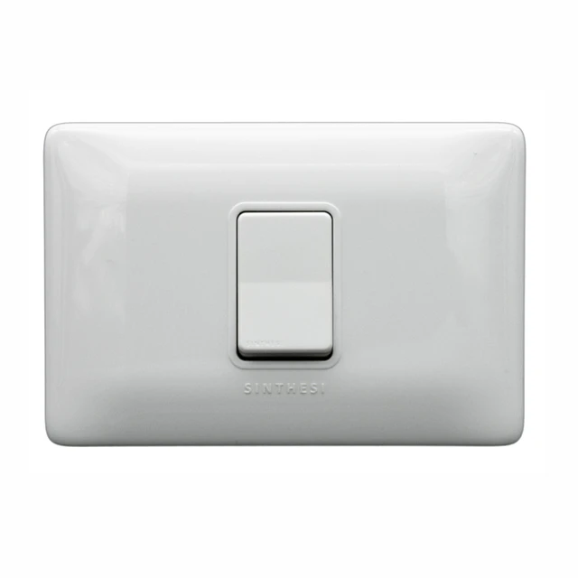 INTERRUPTOR 9/12 ARMADO EMBUTIDO S12 BLANCO SINTHESI 