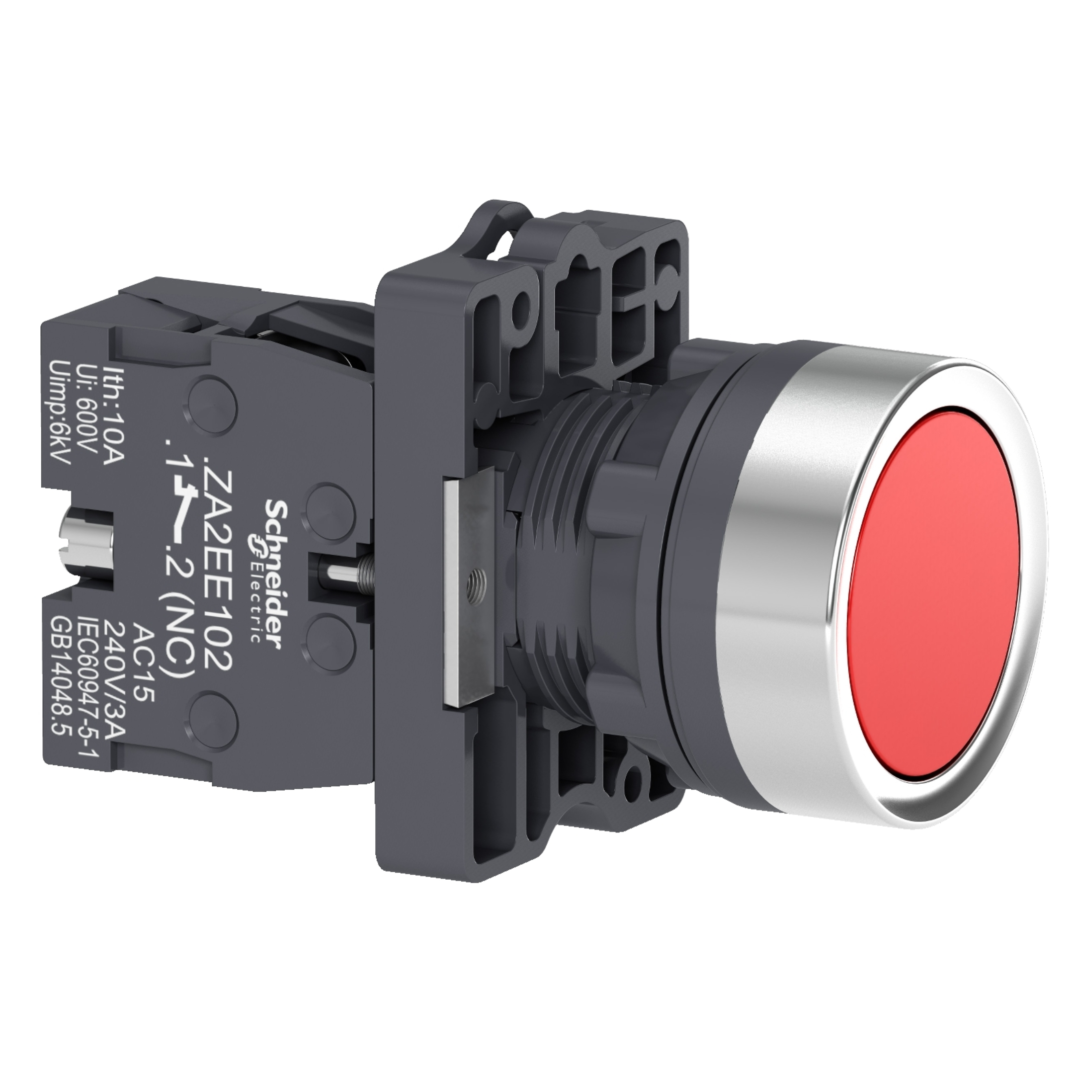Hamburger-Red 様用 INT PULSADOR ROJO RASANTE NO ILUMINADO IP54 1NC SCHNEIDER EL