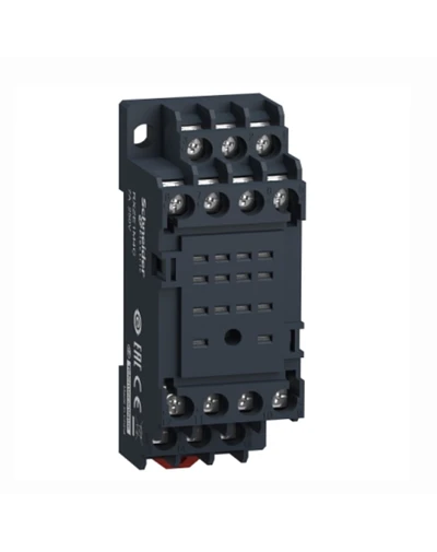 Enchufe RXZ -contactos mixtos - 7 A - 250 V - tuerca - para relé RXM2.., RXM4. 29mm SCHNEIDER ELECTRIC 