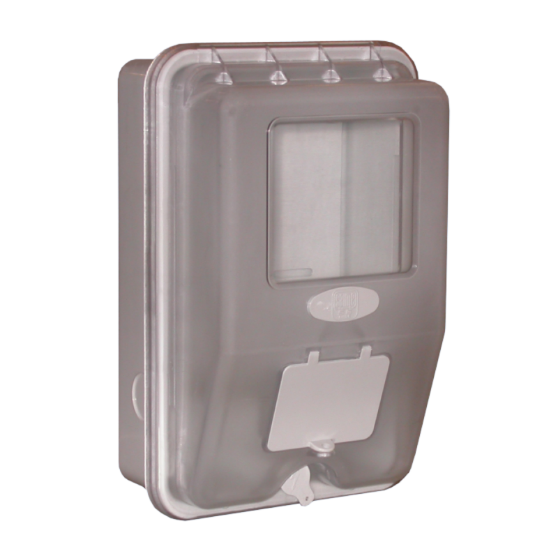 CAJA EMPALME PLASTICA MONOFASICA ENGANCHE AMERICANO HORIZONTAL 7010-PM