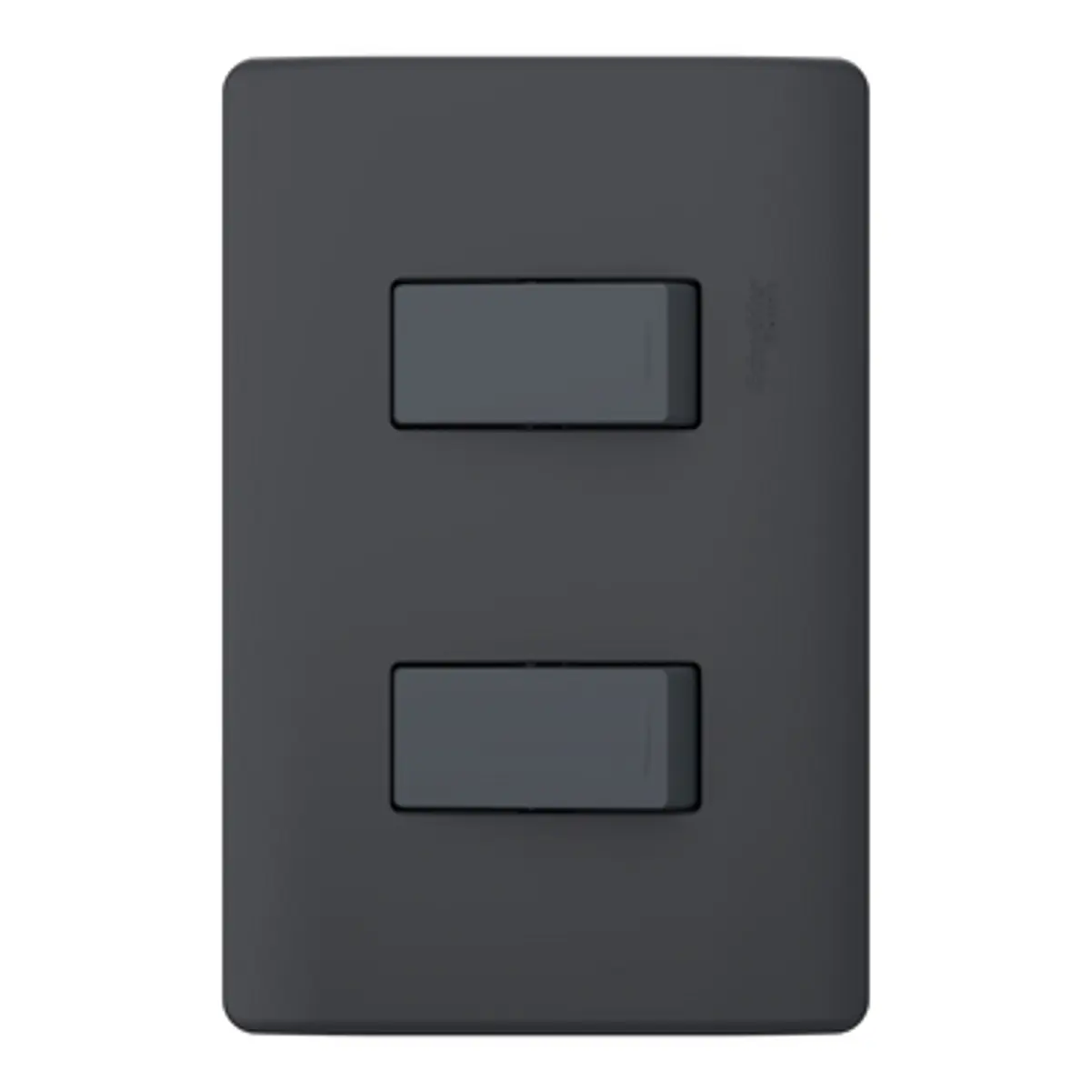 Interruptor 9/12 + 9/24 16AX 250V - Genesis Black
