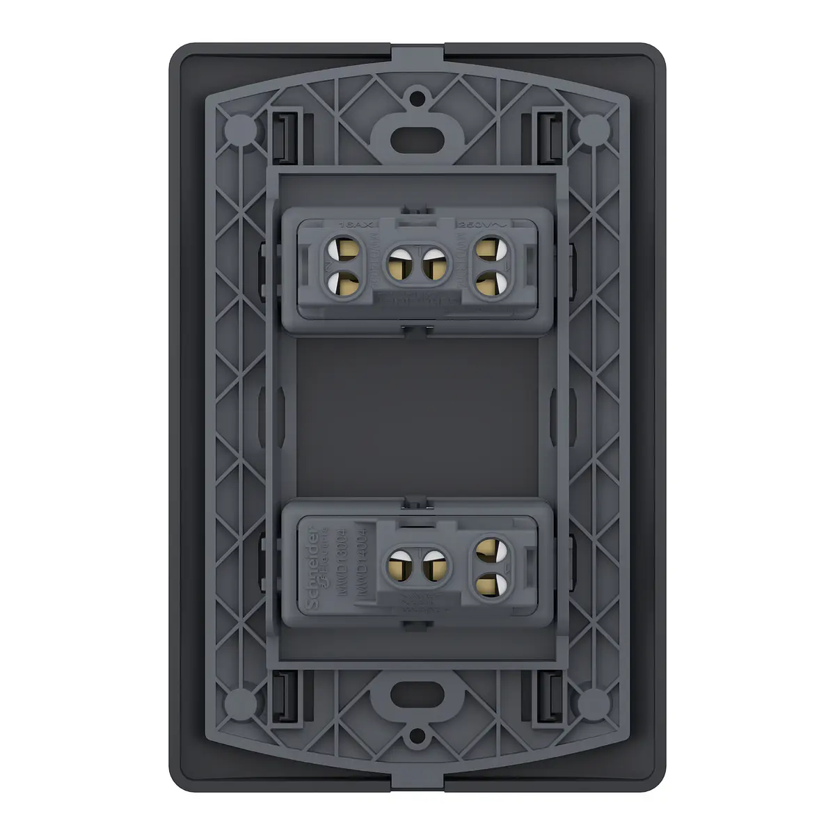 Interruptor 9/12 + 9/24 16AX 250V - Genesis Black