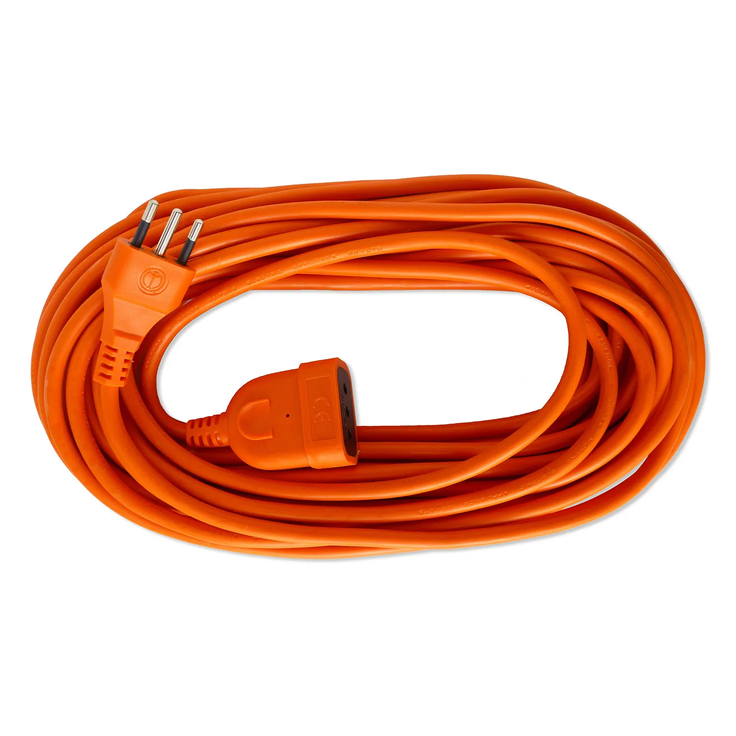 Alargador Simple 2P+T 10A 250V 10mts Naranjo 7500410 Lexo