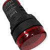 Luz piloto roja LED con voltímetro 60-500V, 22mm LEXO