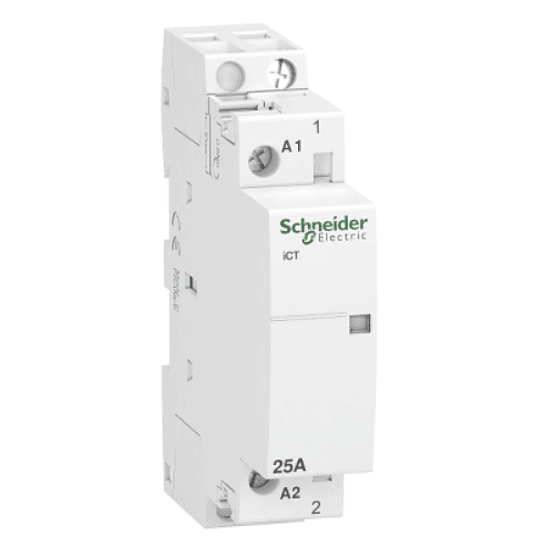 Contactor modular Acti9 iCT mando remoto 2P 25A 2NA 240V CA Schneider Electric