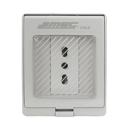 Tomacorriente sencillo bipaso 10/16A IP55 HIDROBOX MEC