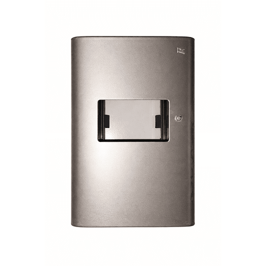 Placa aluminio c/soporte sencilla champagne HABITAT RCCX2R