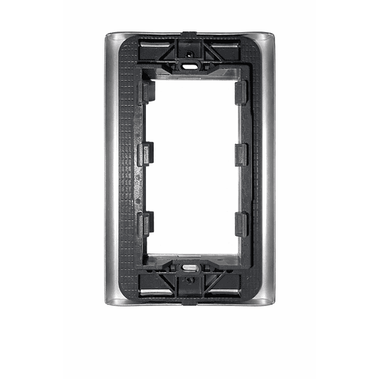 Placa aluminio c/soporte triple champagne HABITAT RDX2R