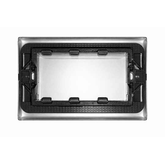 Placa aluminio ciega champagne HABITAT RDX2R