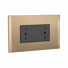 Ench duplex 10A Terra Antracita armado NOBILE BTICINO                                                                                                                                                   