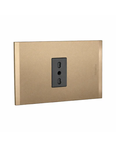 Ench simple 10/16A Terra Antracita armado NOBILE BTICINO                                                                                                                                                