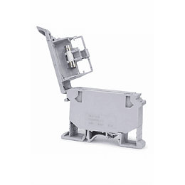 BORNE PORTAFUSIBLE 5X20MM 4MM + FUSIBLE DE 1A 