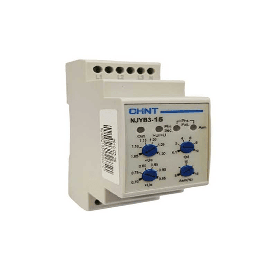 Rele asimetria 3F+N 380/220V falla fase, S/B VOLTAJE, secuencia CHINT                                                                                                                                   