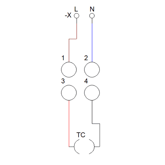 VOLTÍMETRO/AMPERÍMETRO A RIEL DIN 1 MÓDULO 1 FASE FASTELEC