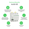 INTERRUPTOR DIFERENCIAL ACTI 9 IIDSI 4P 63A 30MA SUPERINMUNIZADO CLASE A Schneider Electric