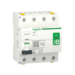 Int Diferencial Acti9 iID, 4X 40 A, tipo B-SI, 30 mA, terminal doble Schneider Electric