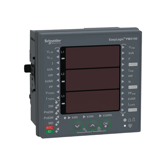 Central de medida panel PM2110 1.0 Pulse out EasyLogic Schneider electric