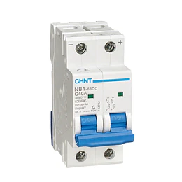 Interruptor DC 2PX40A 500VDC, curva C, NB1-63DC-2P-C40 (INSTALACIONES FOTOVOLTAICAS) CHINT
