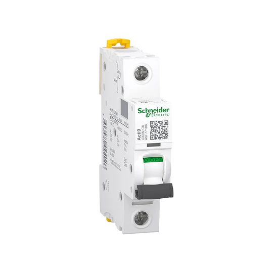 Int automático Acti9 1p 6A 10K curva C iC60N MCB Schneider electric