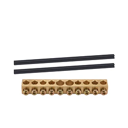 Kit Soporte de bornas + borne de conexión 10 puestos para Mini Pragma