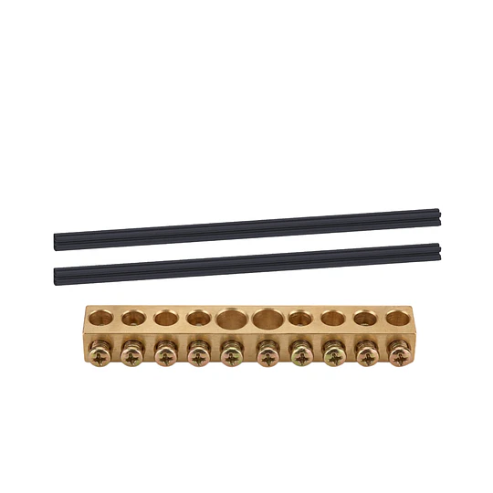 Kit Soporte de bornas + borne de conexión 10 puestos para Mini Pragma