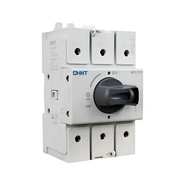 Seccionador a Riel Din NF2 100A 3P manilla gris AC23A 415V CHINT