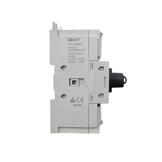 Seccionador a Riel Din NF2 125A 3P manilla gris AC23A 415V CHINT