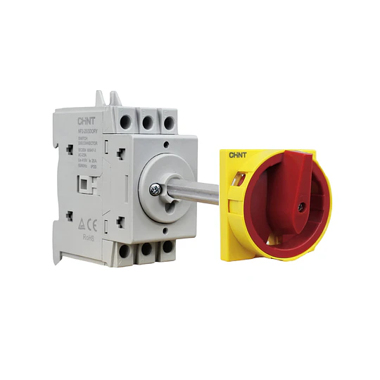 Seccionador + manilla externa (AM/RO) NF2 25A 3P AC23A 415V CHINT