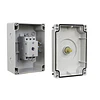 Seccionador NF2 en caja IP66 25A 3P AC23A 415V bloqueo candado CHINT