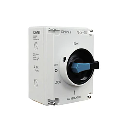 Seccionador NF2 en caja IP66 25A 3P AC40A 415V bloqueo candado CHINT