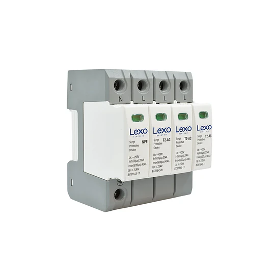 SUPRESOR DE TRANSIENTES 3P+N T2-AC 40KA 2.0KV+NA/NC LEXO