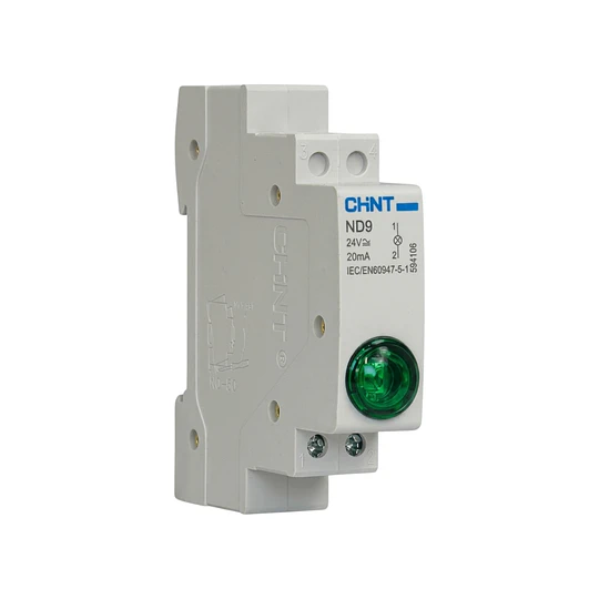LUZ PILOTO A RIEL DIN VERDE 24VDC/AC  CHINT