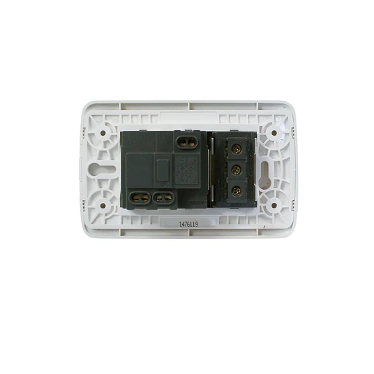 Toma Corriente Schuko 10/16 Embutido Blanco Lexo Nativa