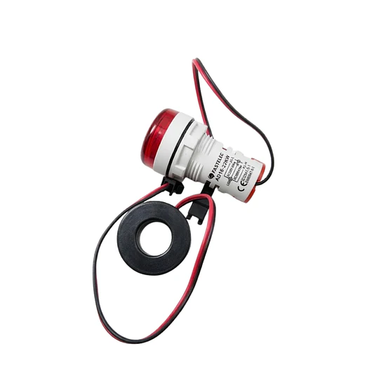 WATTMETRO 22MM ROJO/100A 220VAC/26KW 380VAC/45KW FASTELEC