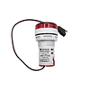 AMPERÍMETRO LED 22MM 100A VOLT MAX 380VAC ROJO FASTELEC