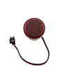 AMPERÍMETRO LED 22MM 100A VOLT MAX 380VAC ROJO FASTELEC