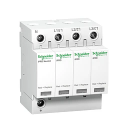 Limitador de sobretensión con cartucho iPDR40r Tipo 2 3P + N