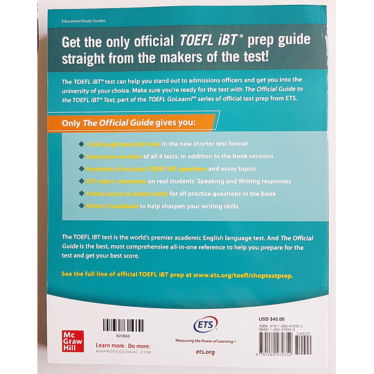 Libro The Official Guide to the TOEFL iBT Test 6th Edition - Image 2