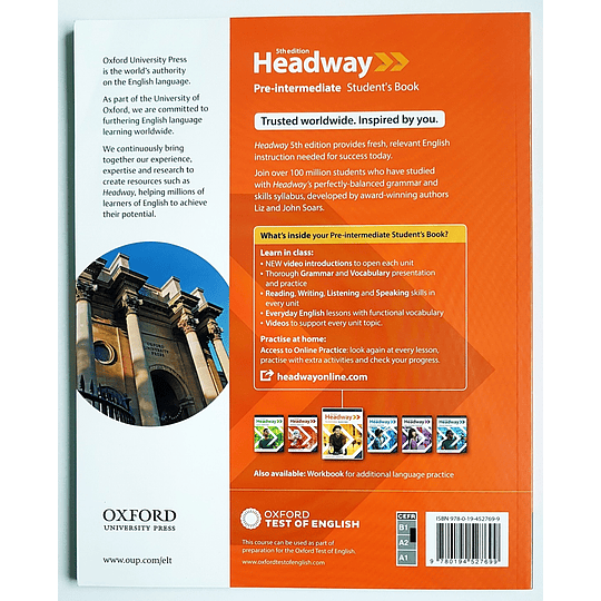 Libro Headway Pre-intermediate Student's Book 5th edition - Image 2