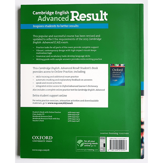 Libro Cambridge English: Advanced Result Student's Book  - Image 2