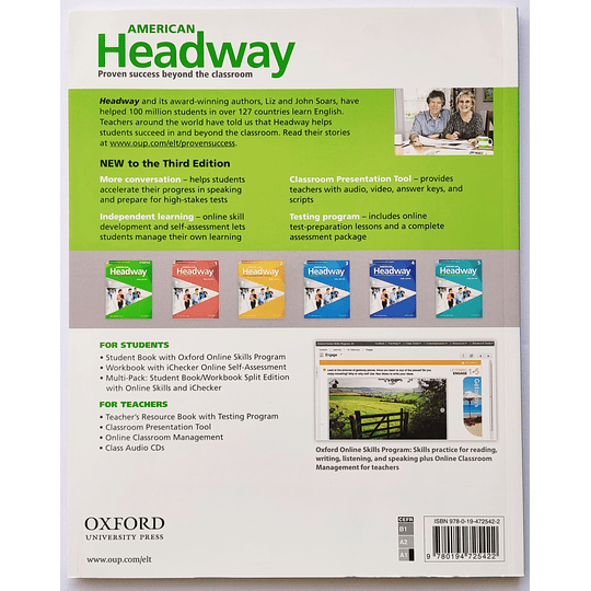 Libro American Headway Starter Student's Book 3rd edition - Image 2